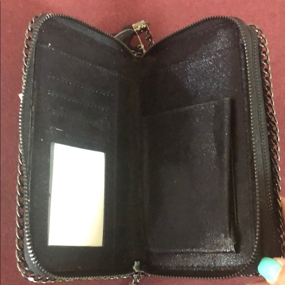 Night Club Ready! Fun Metallic black bag - Picture 6 of 7